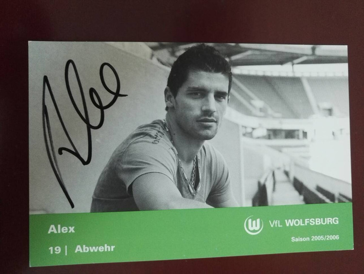 Official autograph card from Fort Wolfsburg, Alex