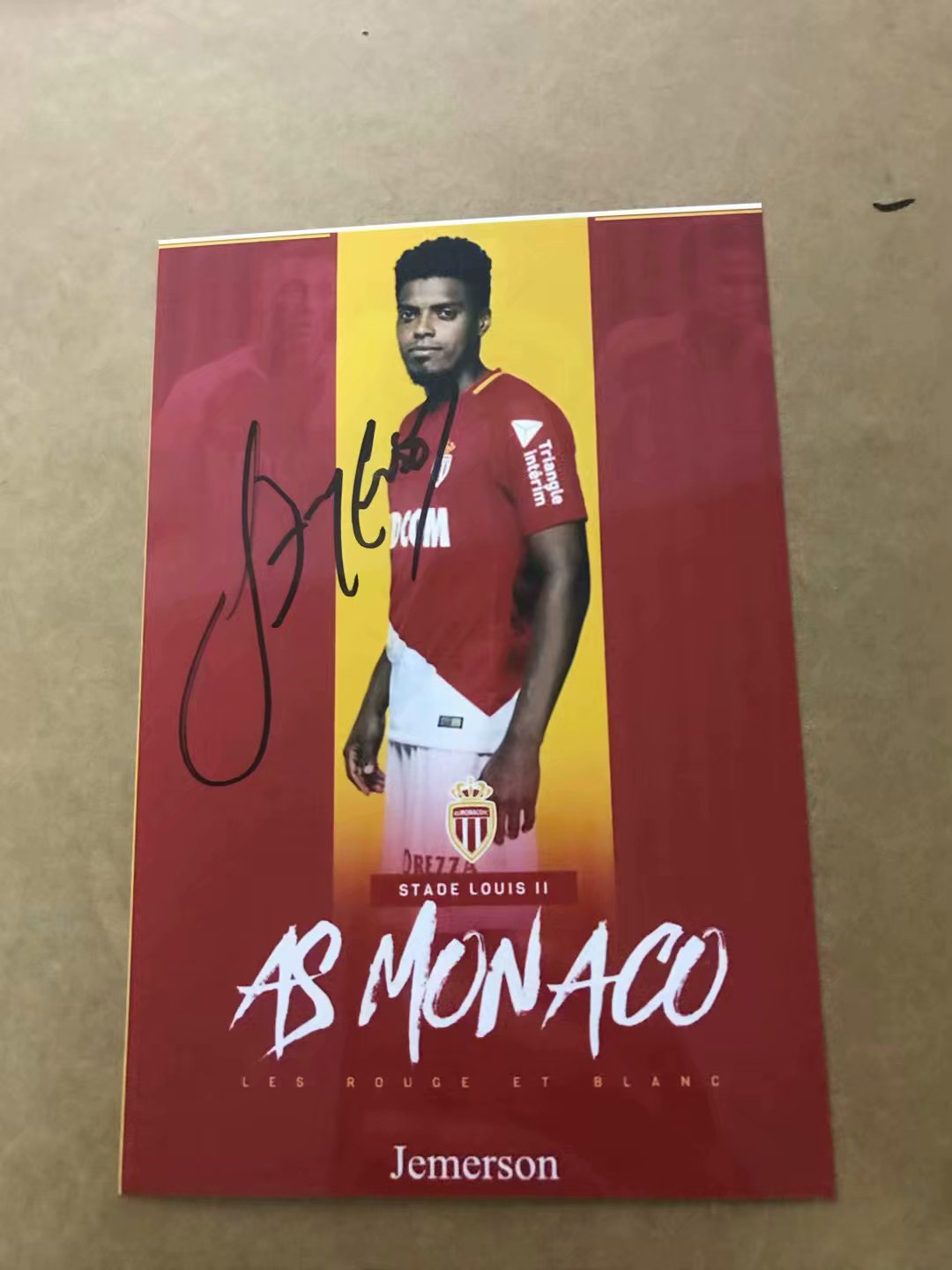 Remelson autographed photo of Monaco, Brazil (face-to-face)