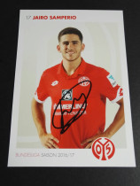 Jairo Samperio Spain Sevilla Santander Atlético Mainz official pro-pen signing card