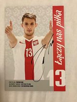 Rebus Poland Moscow Locomotor Football Association official autograph card World Cup (face sign) 7 inches