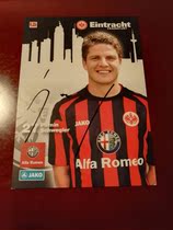 Schweigler Switzerland Hoffenheim Leverkusen Frankfurt Official Autograph Card