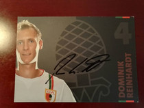 Reinhardt Germany Nuremberg Augsburg Official Autograph Card