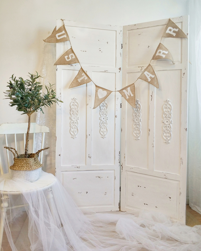 Vintage Distressed Door Panel French Solid Wood Carved Screen Photo Studio Flower Shop Storefront Photography Background Partition