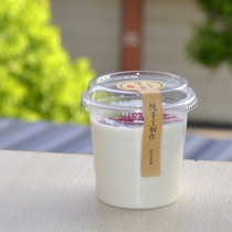 Thickened high temperature resistant 360 wave cup U-shaped fruit fishing burning fairy grass disposable cup milk tea yogurt double skin milk cup