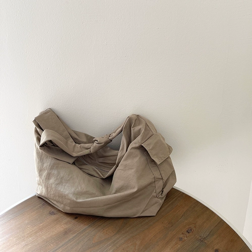 Брендовая японская универсальная сумка, нейлоновый ремешок для сумки на одно плечо, простой и элегантный дизайн