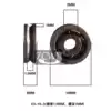 Bearing steel Small rope groove V-type metal bearing pulley inner hole 3 4 6 8 10 15mm micro groove roller