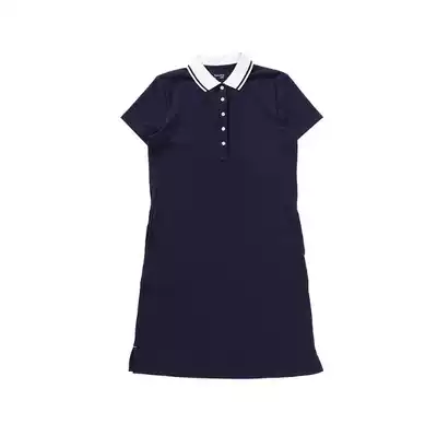 Purcotton Cotton Age 2020 Spring Summer Women Short Sleeve POLO Skirt P3120101133