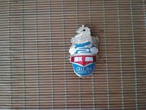 Collection of old bicycle license plate car logo Tianjin Kylin brand