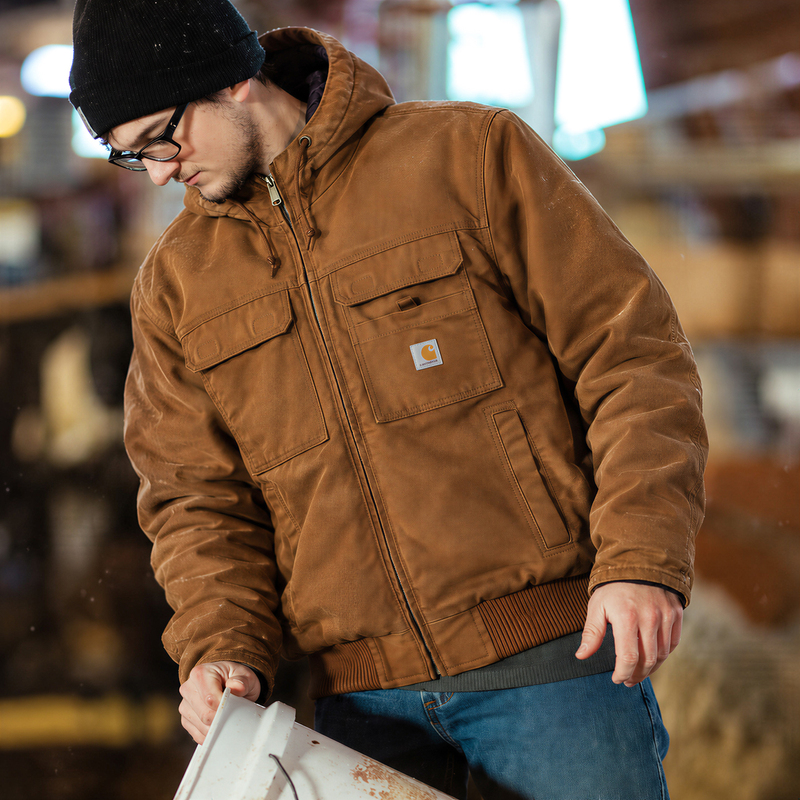 Atoon Niu She Carhartt Full Swing Series Men's Hooded Workwear Jacket New Product