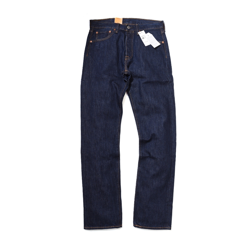 Ayi Niushe Levis quần jeans nam Levis501 màu chính lỏng quần tây nam thẳng mùa thu và mùa đông quần áo nam