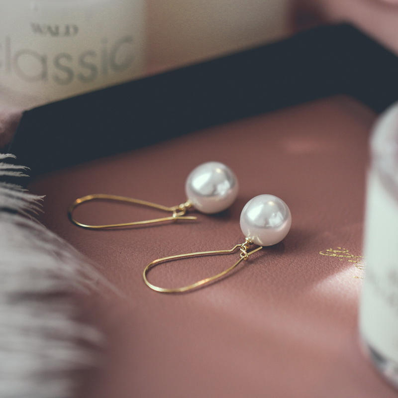 Pearl long version earrings earrings of Korean online red temperament 2022 new wave