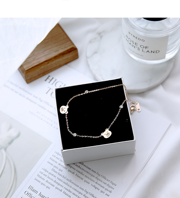 Bông hồng vàng 18K vòng chân nữ sinh viên thời trang Hàn Quốc Sen khí chất trang sức đỏ không phai vòng chân cho nữ