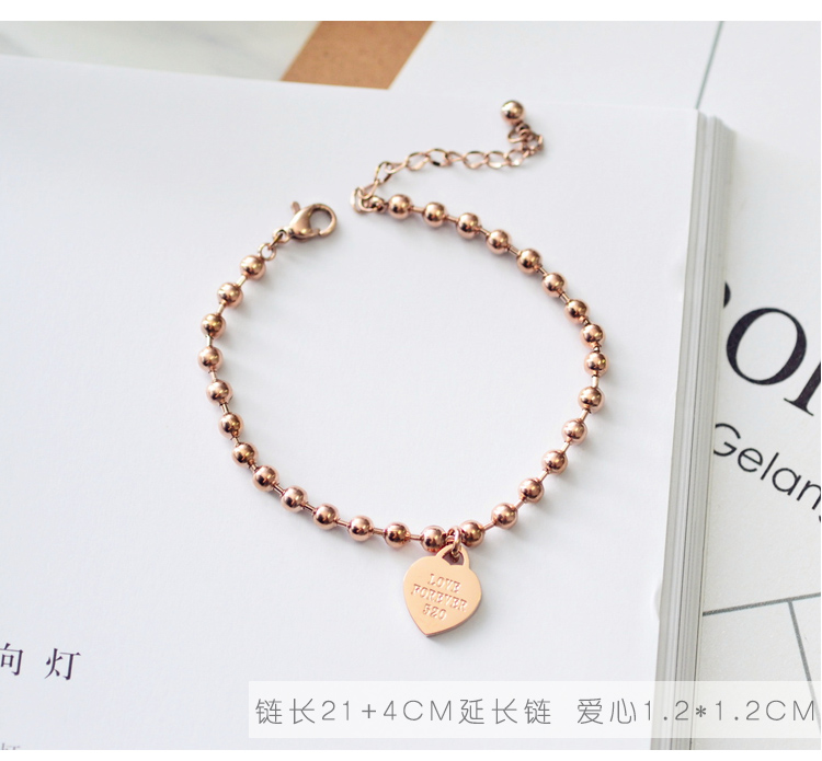 2018 Nhật Bản và Hàn Quốc thời trang rose gold vòng chân của phụ nữ cá tính đơn giản sinh viên hoang dã titanium đồ trang sức bằng thép phụ nữ không phai