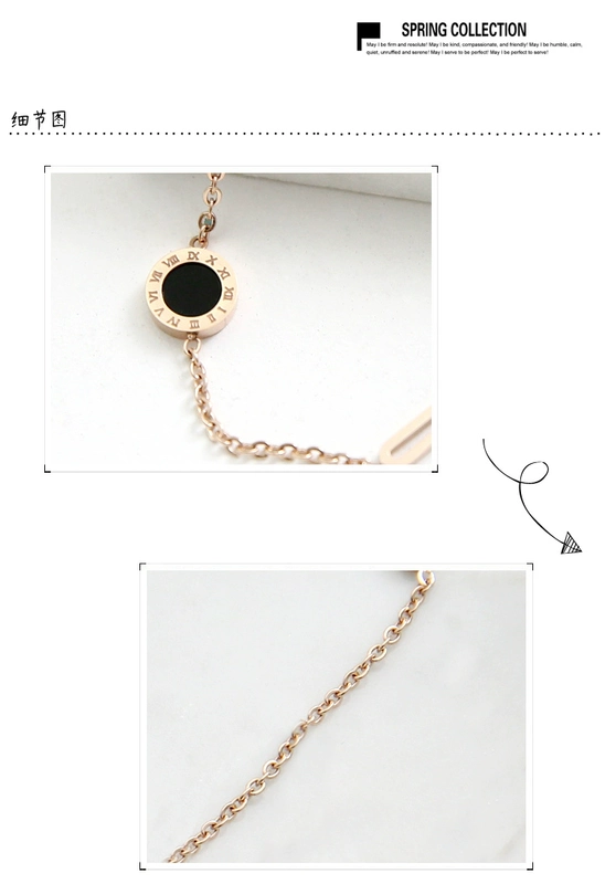 Thép titan mạ vàng 18K, vàng hồng trắng đen, vòng chân cá tính nữ thời trang đơn giản không phai trang sức đa năng lắc chân nữ vàng đẹp
