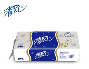 Clear Wind New Packaging Toilet Paper Rolls Toilet Paper 240 Segment B22AT3BN with core toilet paper roll paper 10 vol.