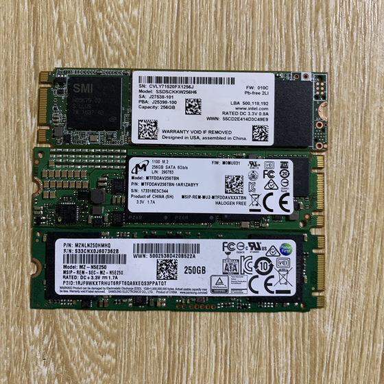 중고 솔리드 스테이트 드라이브 SSD60G64G120G128G240G256GM.2-22422280 포트