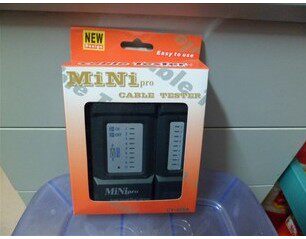 Mini Internet Wire Measuring Instrument Network Route Detector Telephone Line Tester Adjustable Detection Speed Boxed