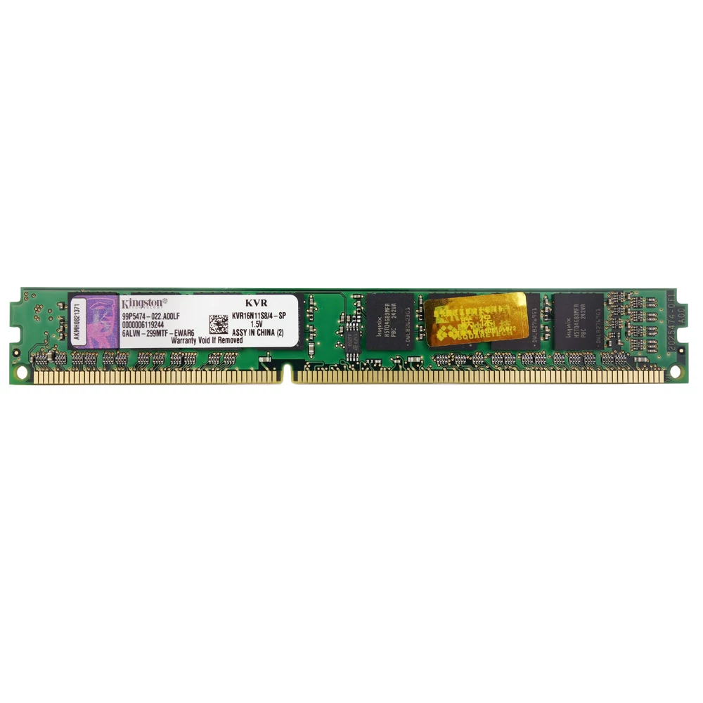 Free shipping Kingston memory bar 4G DDR3 1600 совместима с 1333 таблицами память бар память модуль 4G