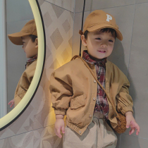 Yantai Childrens Jacket Boys Cotton and Han Ocean Clothes in Spring and Autumn Baby Cotton and Han