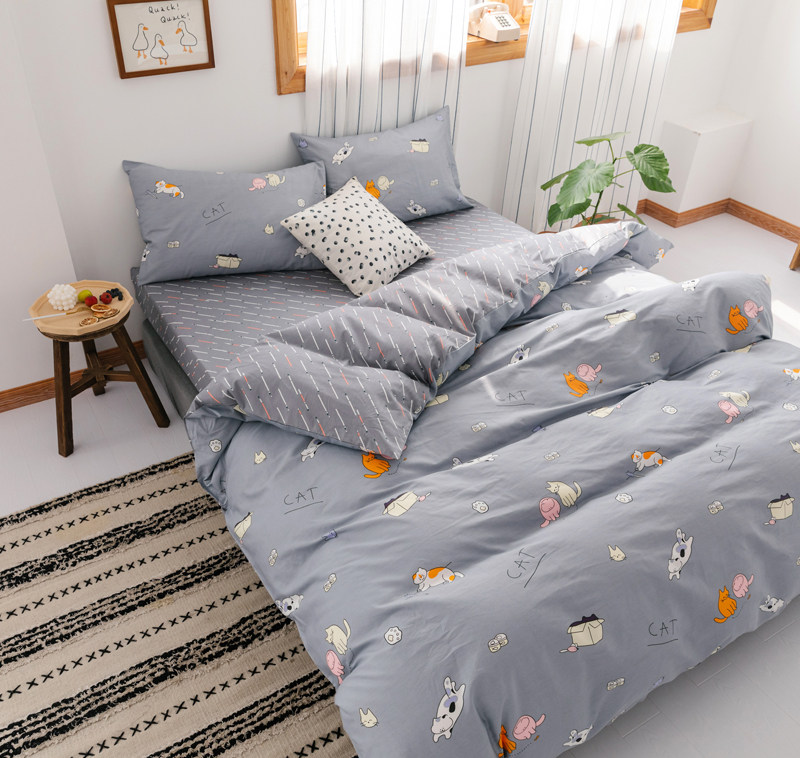 Special clearance baby cotton children's quilt cover 40 twill single piece cartoon 1 2 meters bed quilt cover 1 5x2m