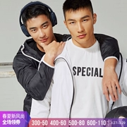 OMG ban đầu chạy in áo trùm đầu nhẹ áo khoác nam giản dị thể thao áo khoác liên kết áo sơ mi cardigan thủy triều - Áo khoác thể thao / áo khoác