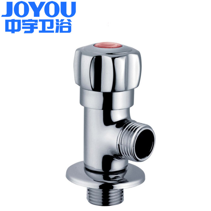 JOYOU Zhongyu Total Copper Thickening Single Hot And Cold Eight Gate Valves Quick Opening Triangle Valve Water Stop Valve JY71021 71022