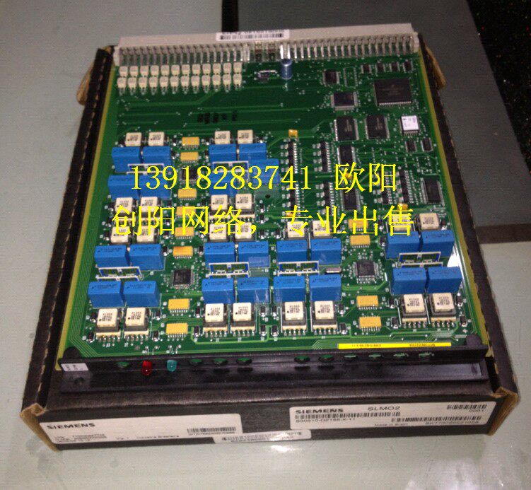 Siemens Hipath4000 SLMO2 24 road digital sub-board Q2168 inventory clear cabin