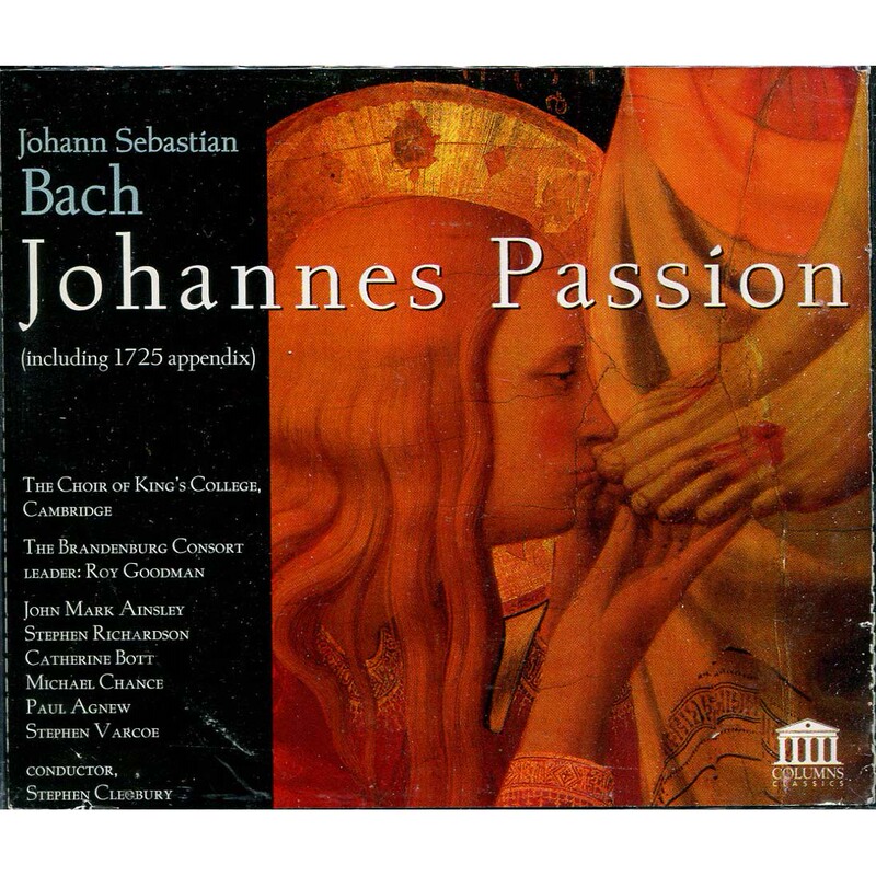 Bach St. John Passion Cleobury 2Cd
