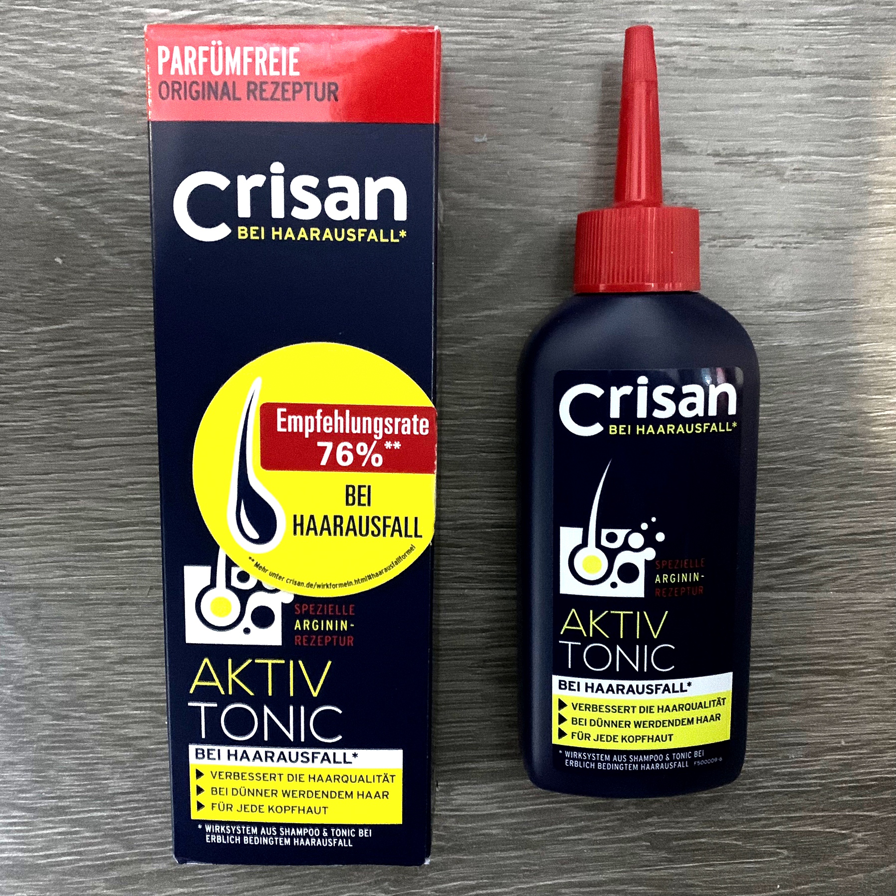 Two bottles of German Crisan arginine amino acid anti-hair loss hair-solid nutrient solution 150ML new dress