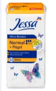 Germany Jessa ultra-thin cotton soft belt to protect the daily use non-fragrance type 4 drops of water special 240mm 32 pieces