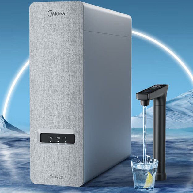 Midea Water Purifier Bai Ze Max 1200g Direct Drinking Water Purifier with Dual Water Outlets and Zero Scale Inhibitor Bai Ze Max 1600g