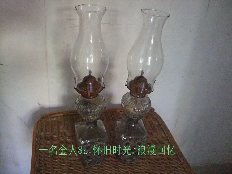Nostalgic Objects Old Glass Coal Oil Lamp Old Oil Lamp Coal Energy Use can be adorned as a collection of film and TV props