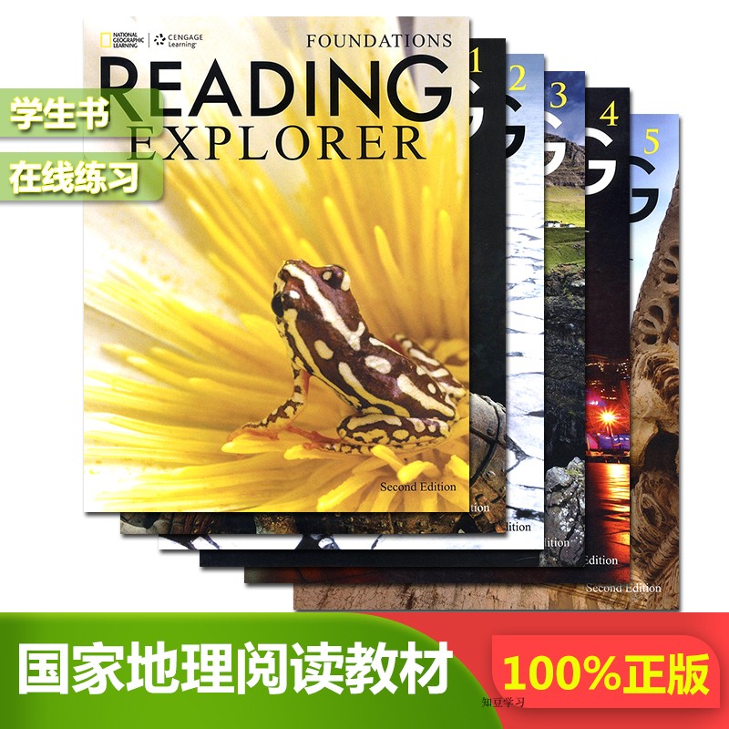 National Geographic Reading Explorer Student Book Foundation Level 1 2 3 4 5