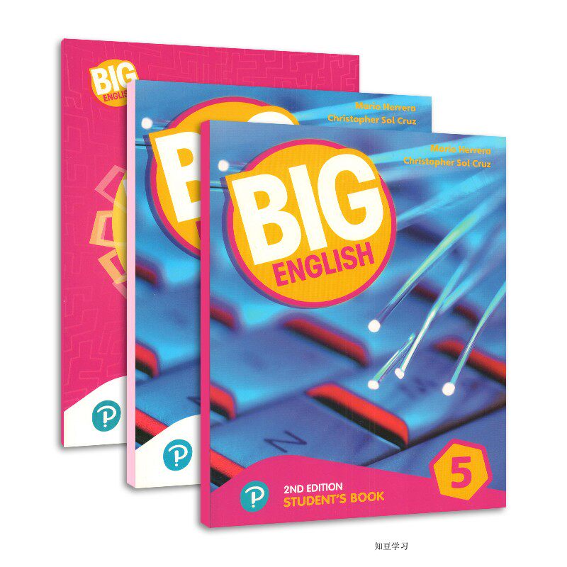 New version Big English 5 levels of bacon and young children English teaching materials textbook practice album TV student suit 