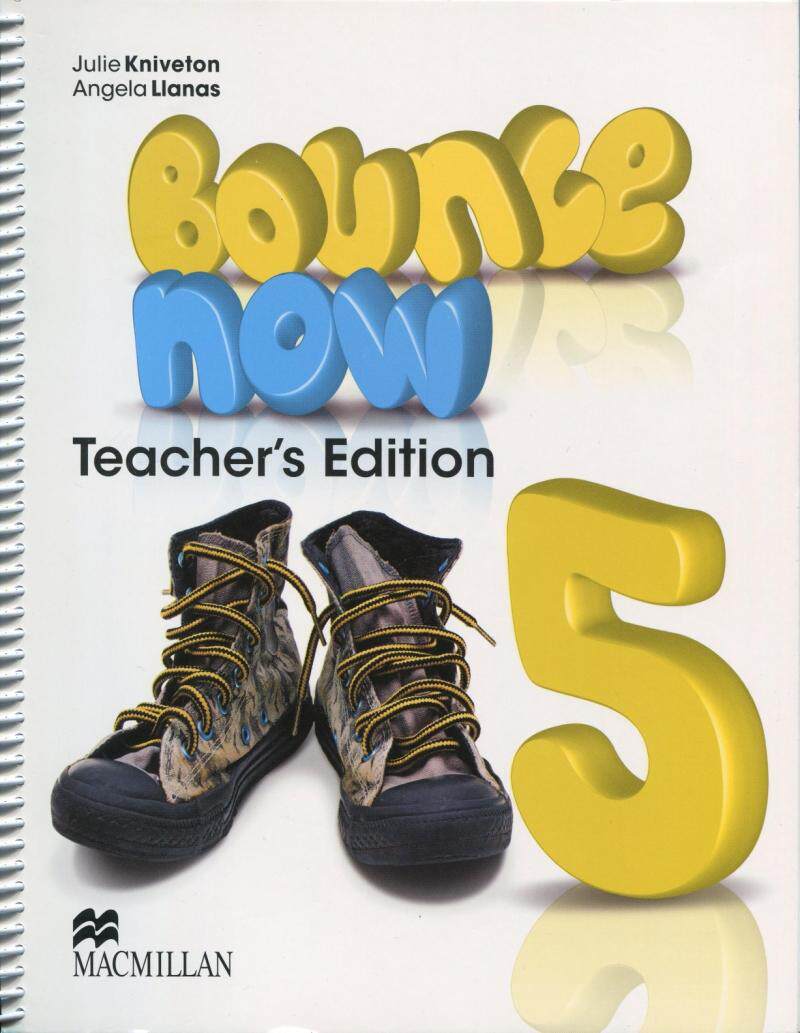 Original imported McMillan Elementary School English Bounce Now 5 Teachers' Book 