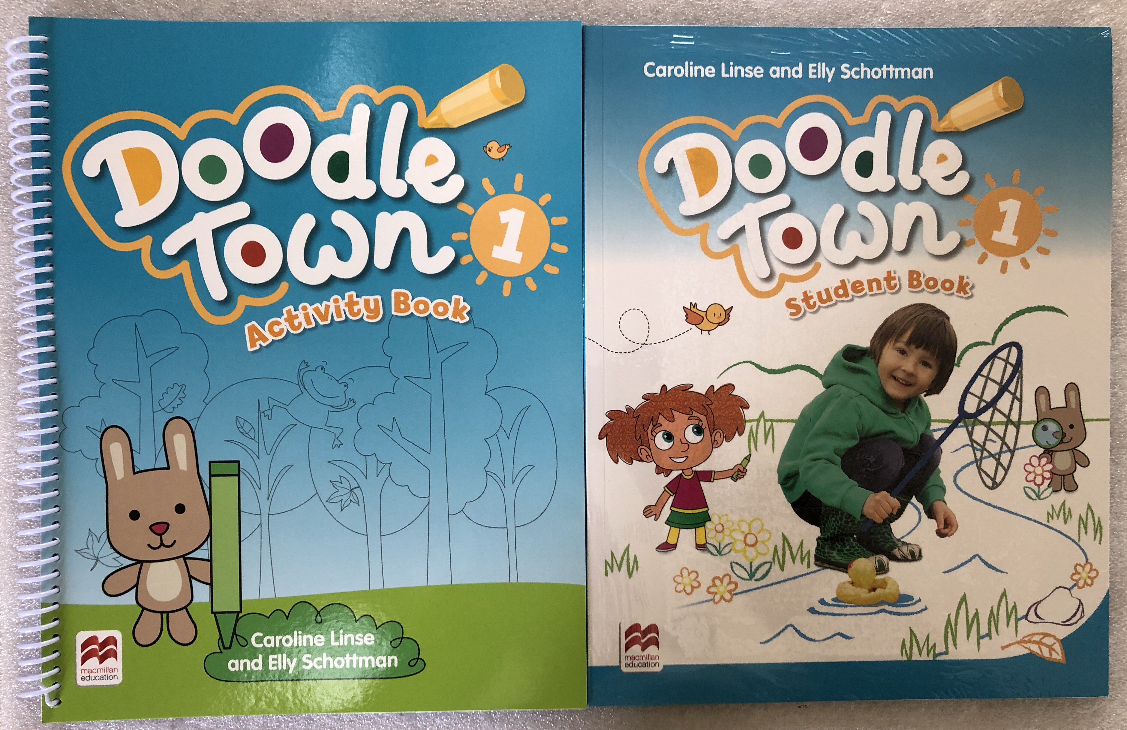 McMillan Early Childhood English Doodle Town 1 student book and exercise book suit