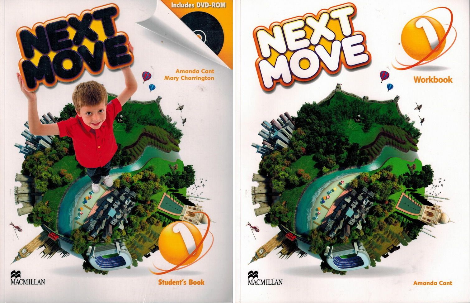 Imported with registration code Mami children's English Next Move 1 student book and exercise book set