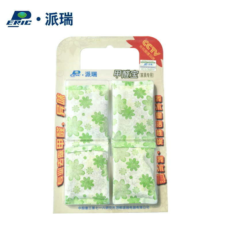 正品派瑞甲醛宝家庭装四连包非活性炭装修除味除甲醛吸附剂12㎡