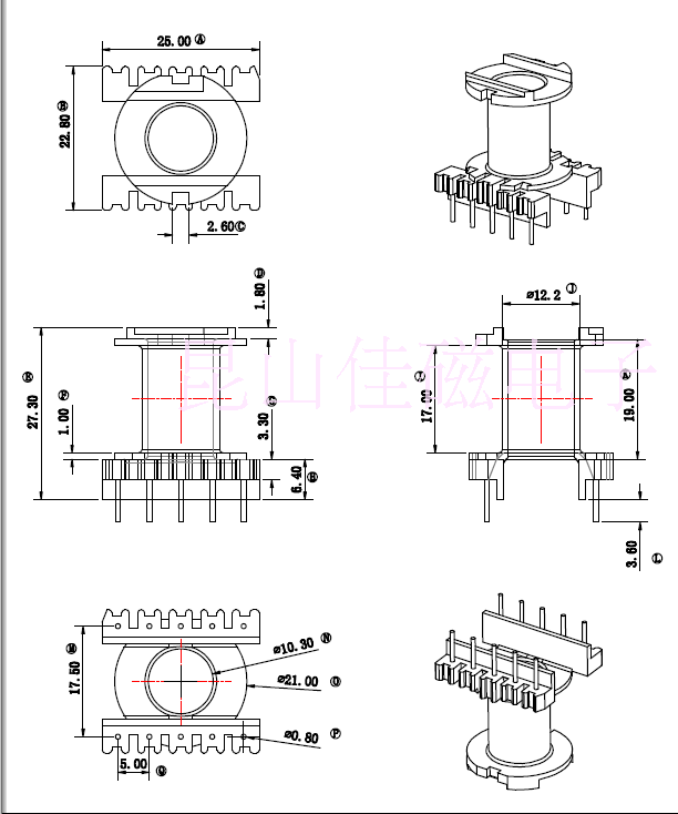 Transformer ec2828 upright 5 5 electric wood skeleton ER2828 1000 up