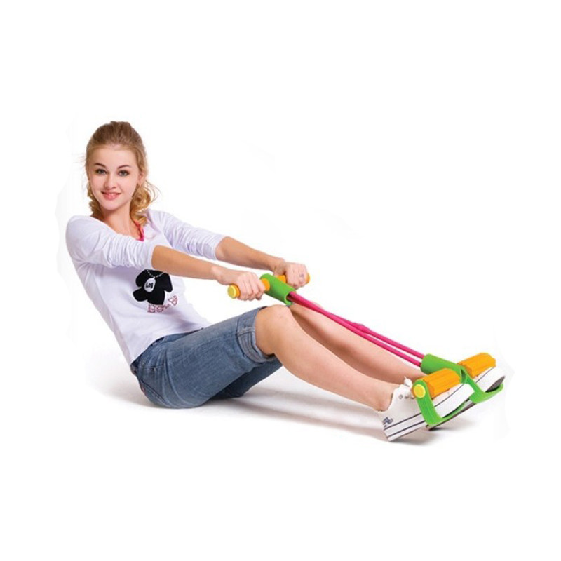 Sit-ups, abdomen, foot, beautiful leg puller, pull rope, stovepipe, waist and abdomen fitness device to send pull piece