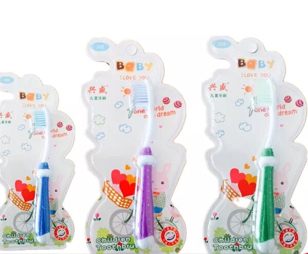 (manufacturer authorized) Xingsheng 308 children's toothbrush 3 - 12 years old cartoon soft brush with 12