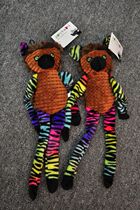 Outer single colorful little monster with long hands and long feet about 42cm vocal pet plush toy