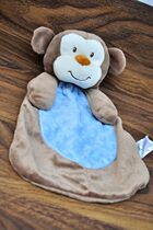 Sample single good quality lion and monkey baby saliva towel