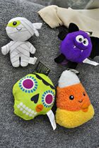 Outer single micro-concealer Halloween mummy pumpkin Bat Pet sound plush toy dog play