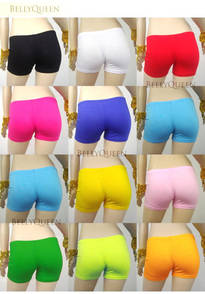 Belly dance safety pants Mercerized cotton dance safety pants Anti-slip pants Dance inner pants 12 colors