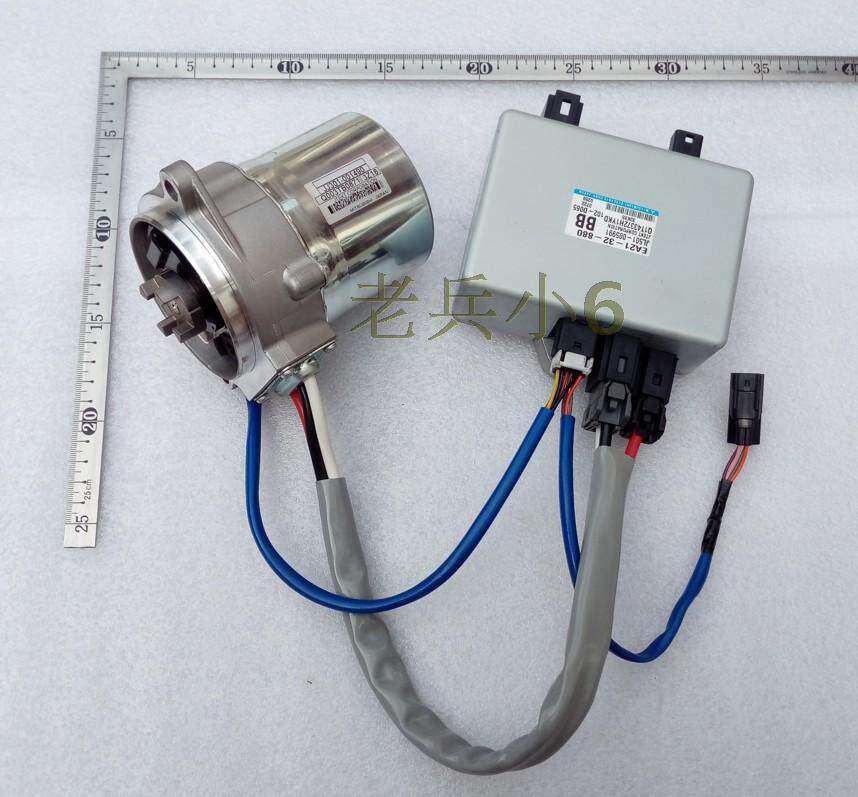 Mitsubishi 12V 600W brushless DC motor Car steering rotary transformer brushless controller