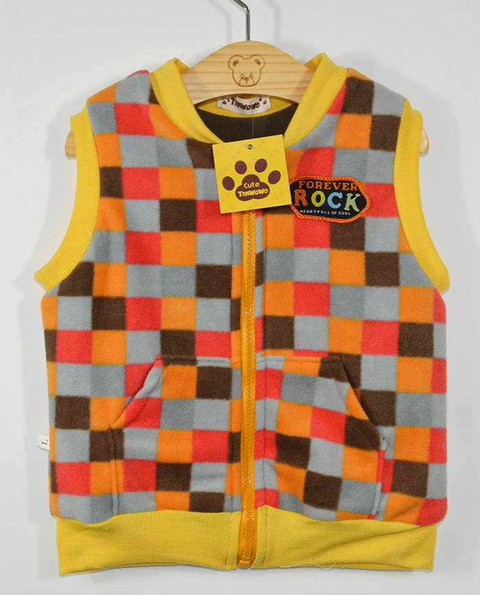 Gilet garcon TANWOWO en flanelle - Ref 2067751 Image 7