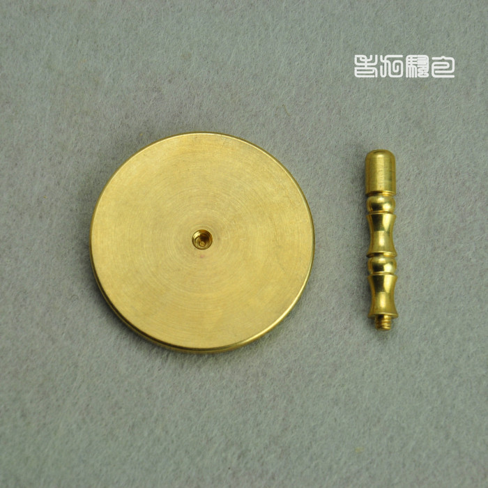 (Say goodbye to brass) thickened bamboo pure copper ash Incense road supplies Copper incense Tuoxiang Seal incense mold