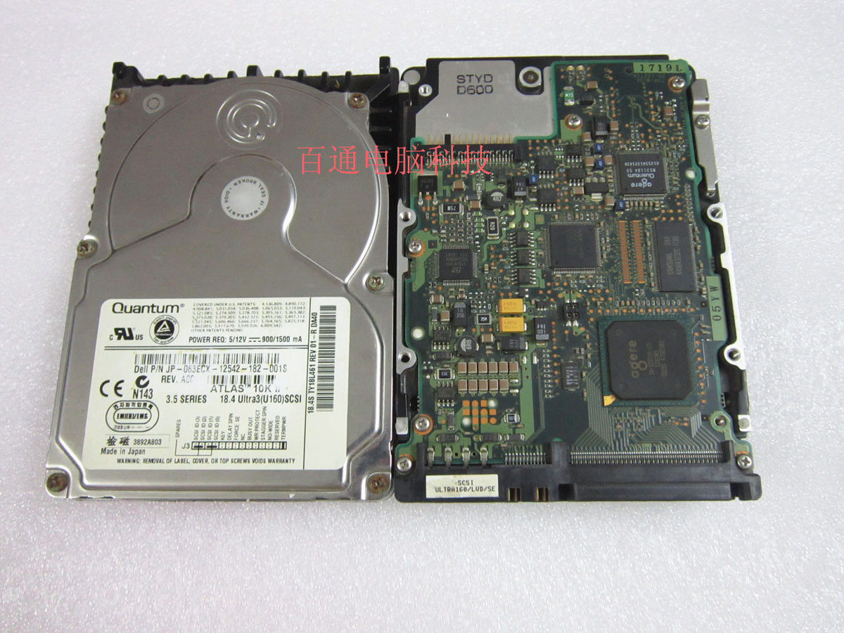 Kunten 68-pin SCSI Hard disc 18G 18 4GB QUANTUM 18 4S TY18L461 TY18L461 10K