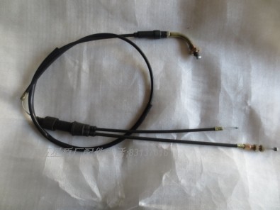 Fukuda 5-Star tricycle to accelerate pump carburetor throttle line also customizable lengthened throttle line 